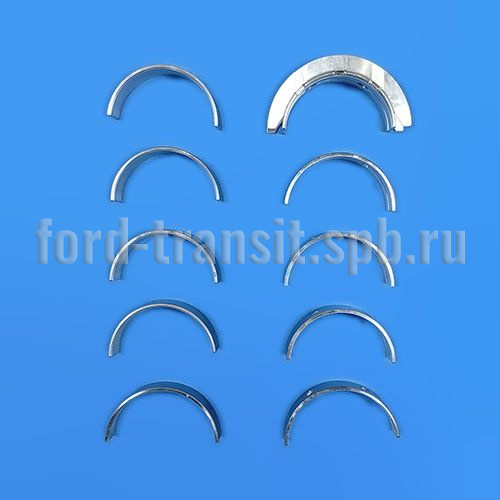 Коренные вкладыши Форд Транзит (2.0, 2.2, 2.4) 00- (1096486, +0.50)  купить в сети магазинов автозапчастей Транзит, цена 2690 ₽