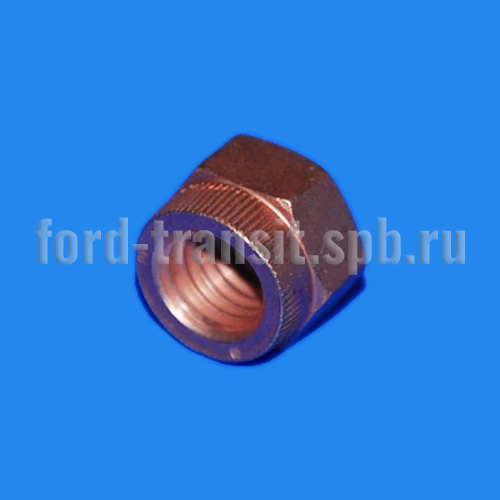 Гайка шпильки выпускного коллектора Форд Транзит 86-00 (M10х1,5, 6503553)  купить в сети магазинов автозапчастей Транзит, цена 90 ₽