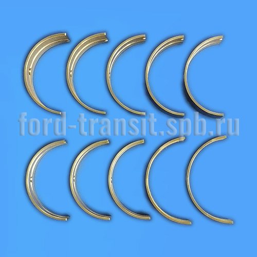 Коренные вкладыши Форд Транзит (2.4D) 69-85 (+0.50, 1502219)  купить в сети магазинов автозапчастей Транзит, цена 310 ₽
