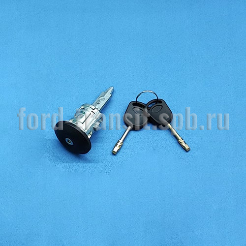 Личинка замка передней двери Форд Транзит 00-14 (R, с ключами, 4060638)  купить в сети магазинов автозапчастей Транзит, цена 950 ₽