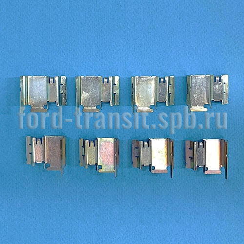 Ремкомплект передних колодок Форд Транзит 06-, Кастом 12- (6C11 2B486 AA)  купить в сети магазинов автозапчастей Транзит, цена 450 ₽