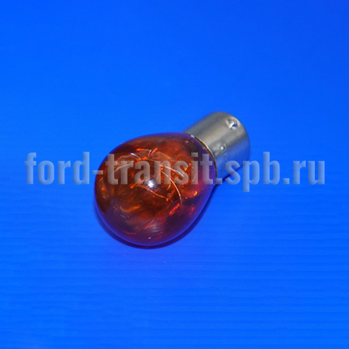 Лампочка PY21W (BAU15s, желтая, прямые контакты)  купить в сети магазинов автозапчастей Транзит, цена 50 ₽