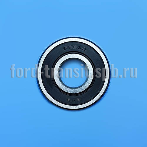 Подшипник генератора Форд Транзит (2.5) 97-00, 00- (передний, SKF-6303)  купить в сети магазинов автозапчастей Транзит, цена 390 ₽