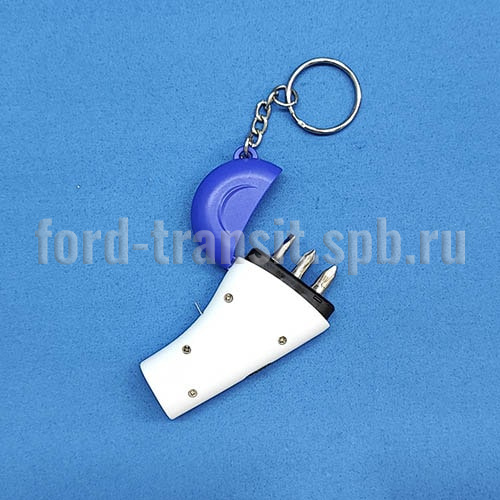 Брелок с фонариком+ 3 отвертки  купить в сети магазинов автозапчастей Транзит, цена 100 ₽