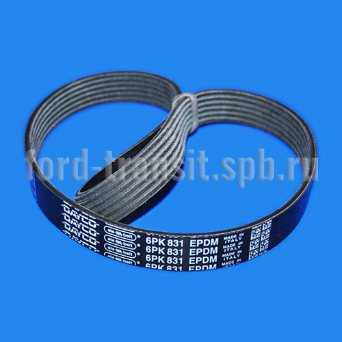 Ремень генератора Форд Транзит (2.0) 00-06 (FWD, без конд., 1332732)  купить в сети магазинов автозапчастей Транзит, цена 1140 ₽