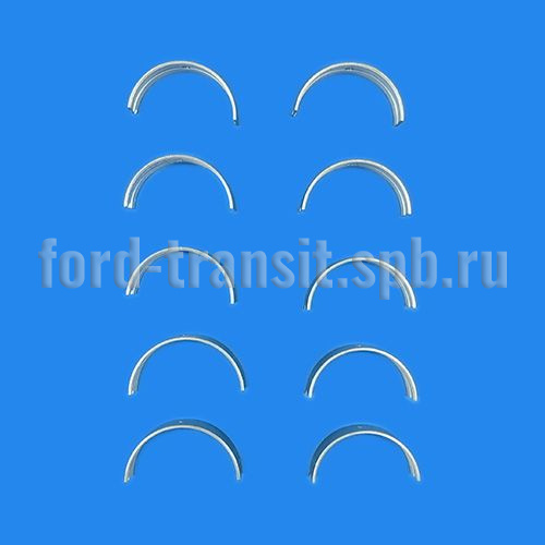 Коренные вкладыши Форд Транзит (2.4D) 69-85 (+0.50, 1502219)  купить в сети магазинов автозапчастей Транзит, цена 340 ₽