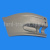Клык передний Форд Транзит 00-06 (R, без ПТФ, 4352685)  купить в сети магазинов автозапчастей Транзит, цена 1700 ₽